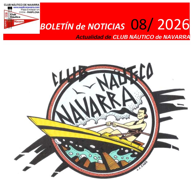 Bolet&iacute;n Noticias Club N&aacute;utico de Navarra 08/2026